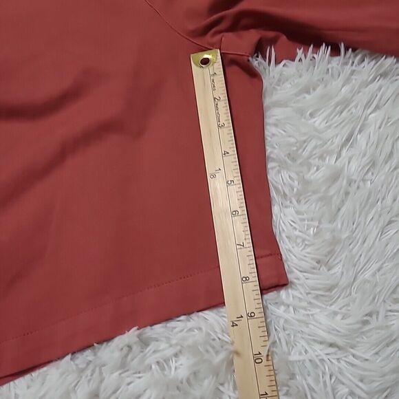 Tailor Vintage 24/7 Smart Chino Shorts Mens 38 Red Comfort MSRP $88 Flaw - Picture 13 of 13